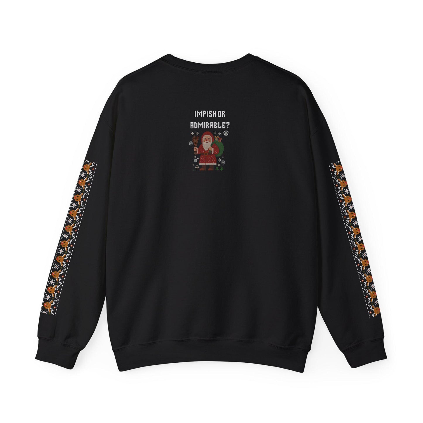 Belsnickel Ugly Christmas Sweatshirt, Unisex Christmas Sweatshirt, Holiday Apparel, Jolly Sweatshirt, Ugly Christmas Alternative