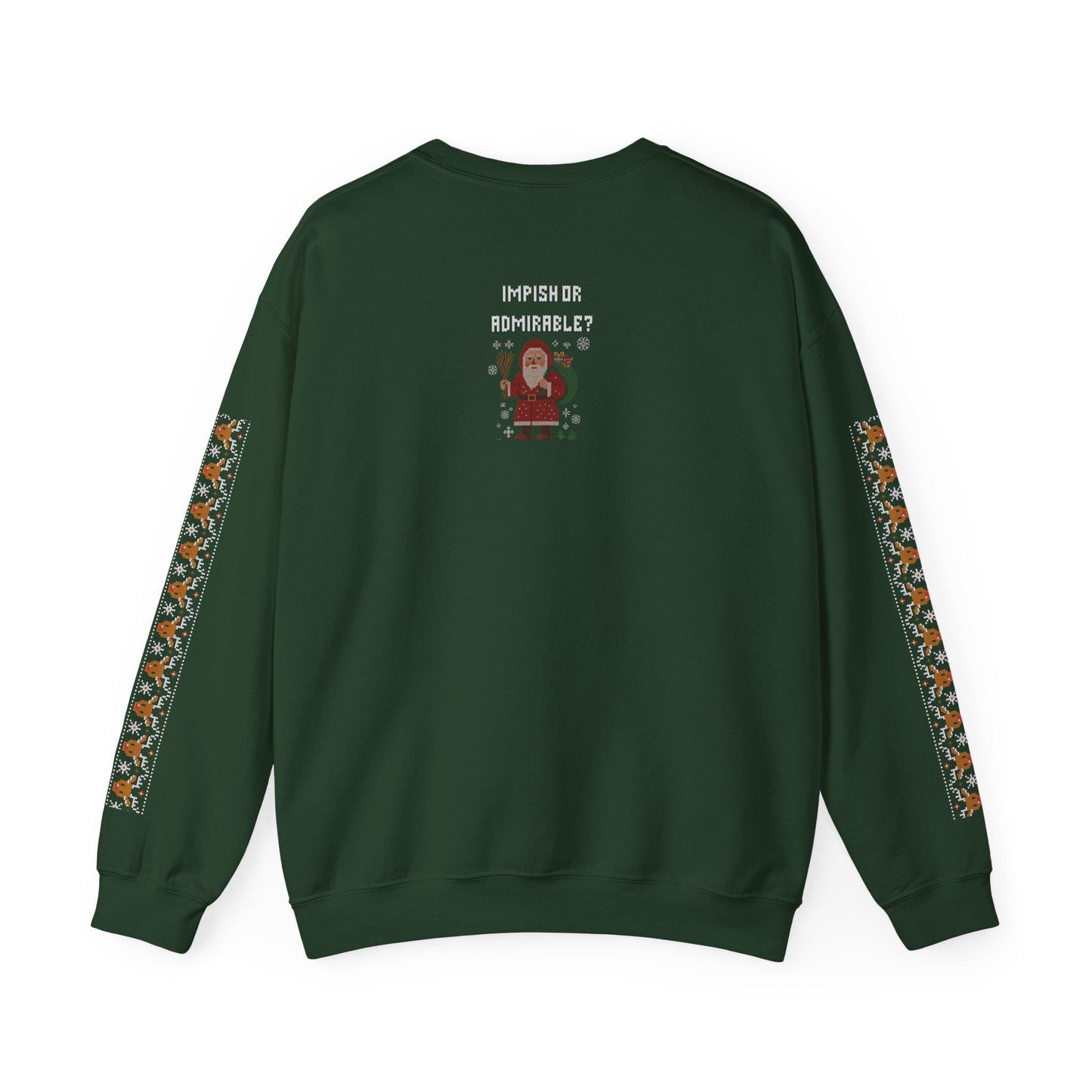Belsnickel Ugly Christmas Sweatshirt, Unisex Christmas Sweatshirt, Holiday Apparel, Jolly Sweatshirt, Ugly Christmas Alternative