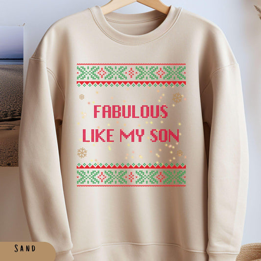 Dad Christmas Sweater Ugly Christmas Sweater Christmas Tree Shirt Secret Santa Gift Ideas Ugly Sweater Party Gift for Dad Merry and Bright