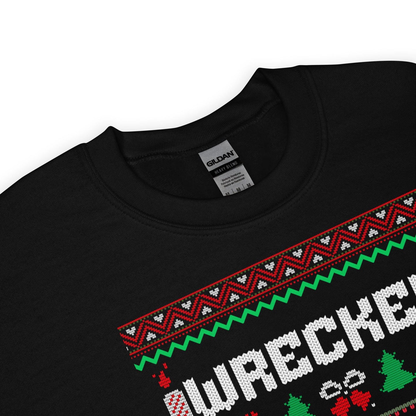Wrecked & Jolly Funny Christmas Jumper | Ugly Xmas | Booze Drinking Festive Outfit | Secret Santa Gift