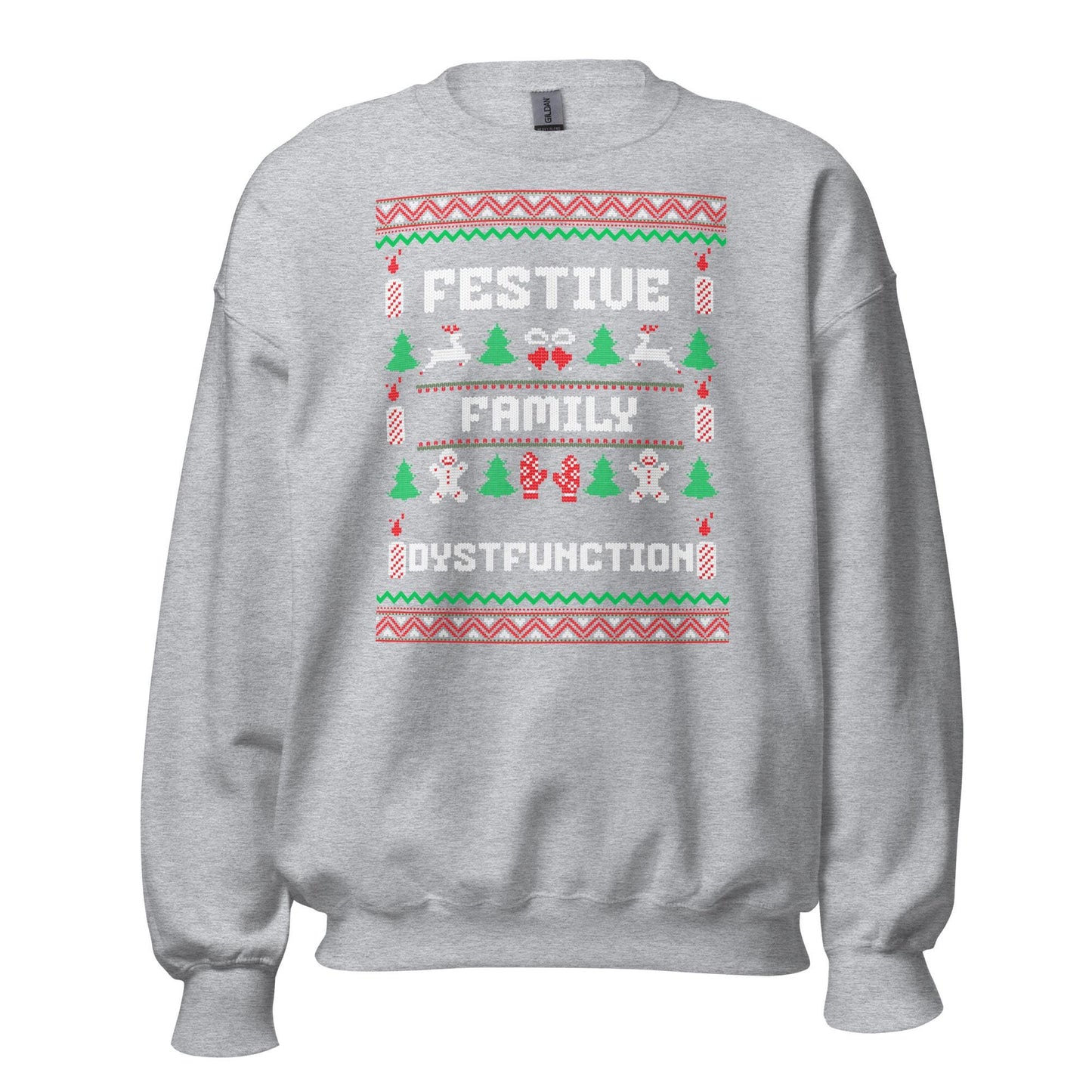 Festive Family Dysfunction Christmas Jumper | Funny Ugly Xmas | Adult Festive Party Top | Secret Santa Gift