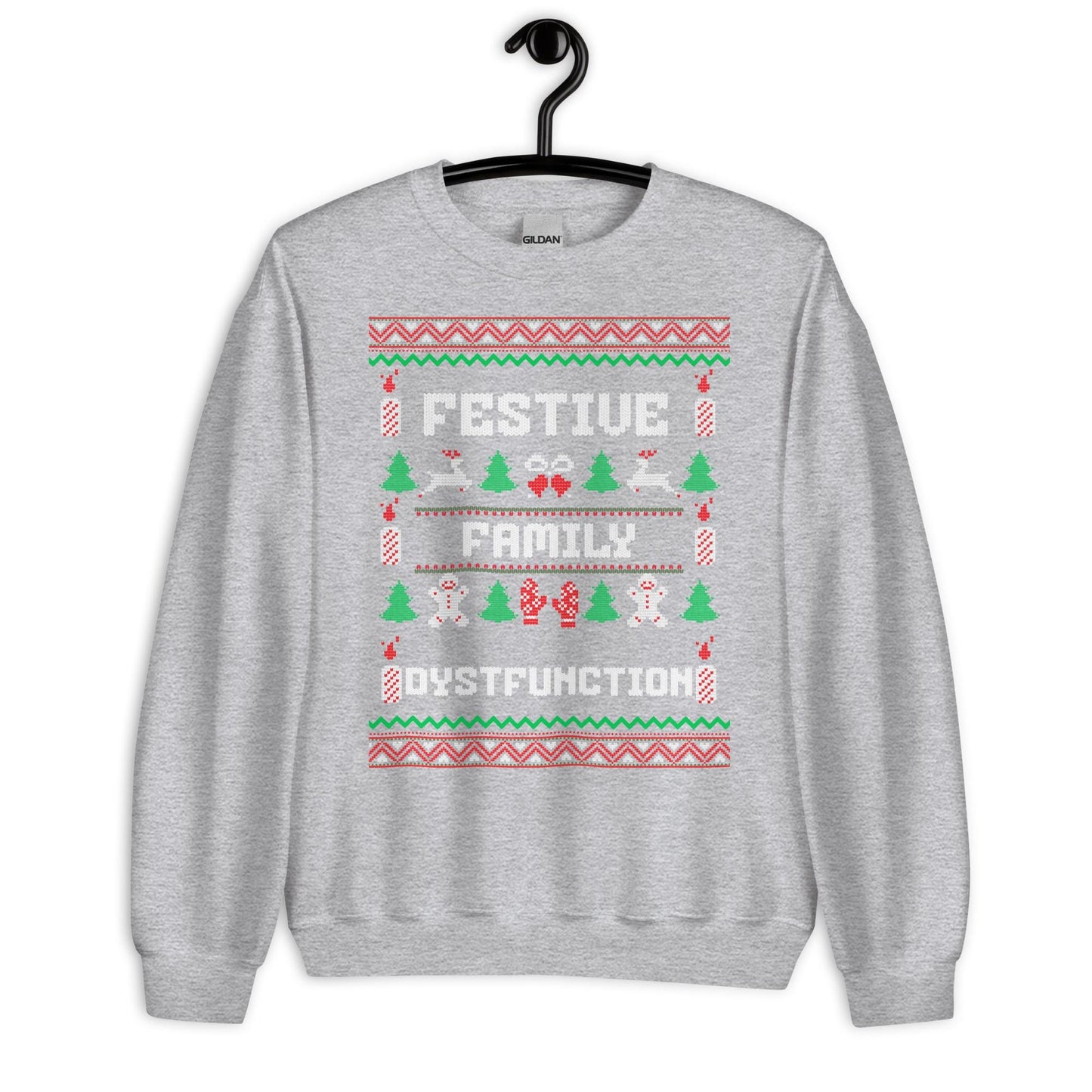 Festive Family Dysfunction Christmas Jumper | Funny Ugly Xmas | Adult Festive Party Top | Secret Santa Gift