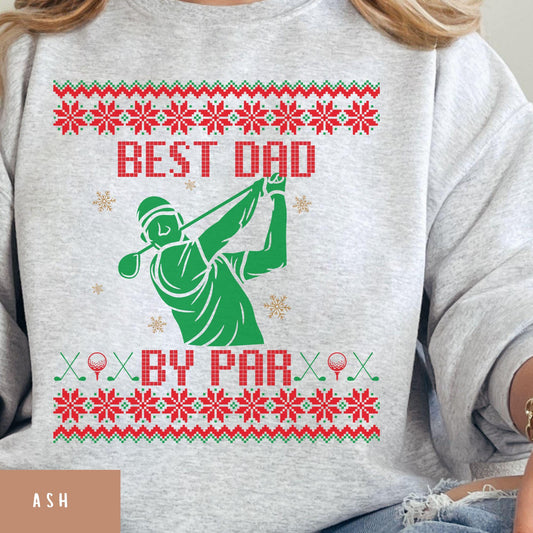 Best Dad Ever Best Golf Gifts for Men Gift for Golfer Dad Golf Ugly Sweater Secret Santa Gift Ideas Ugly Sweater Party Golf Lover Gift