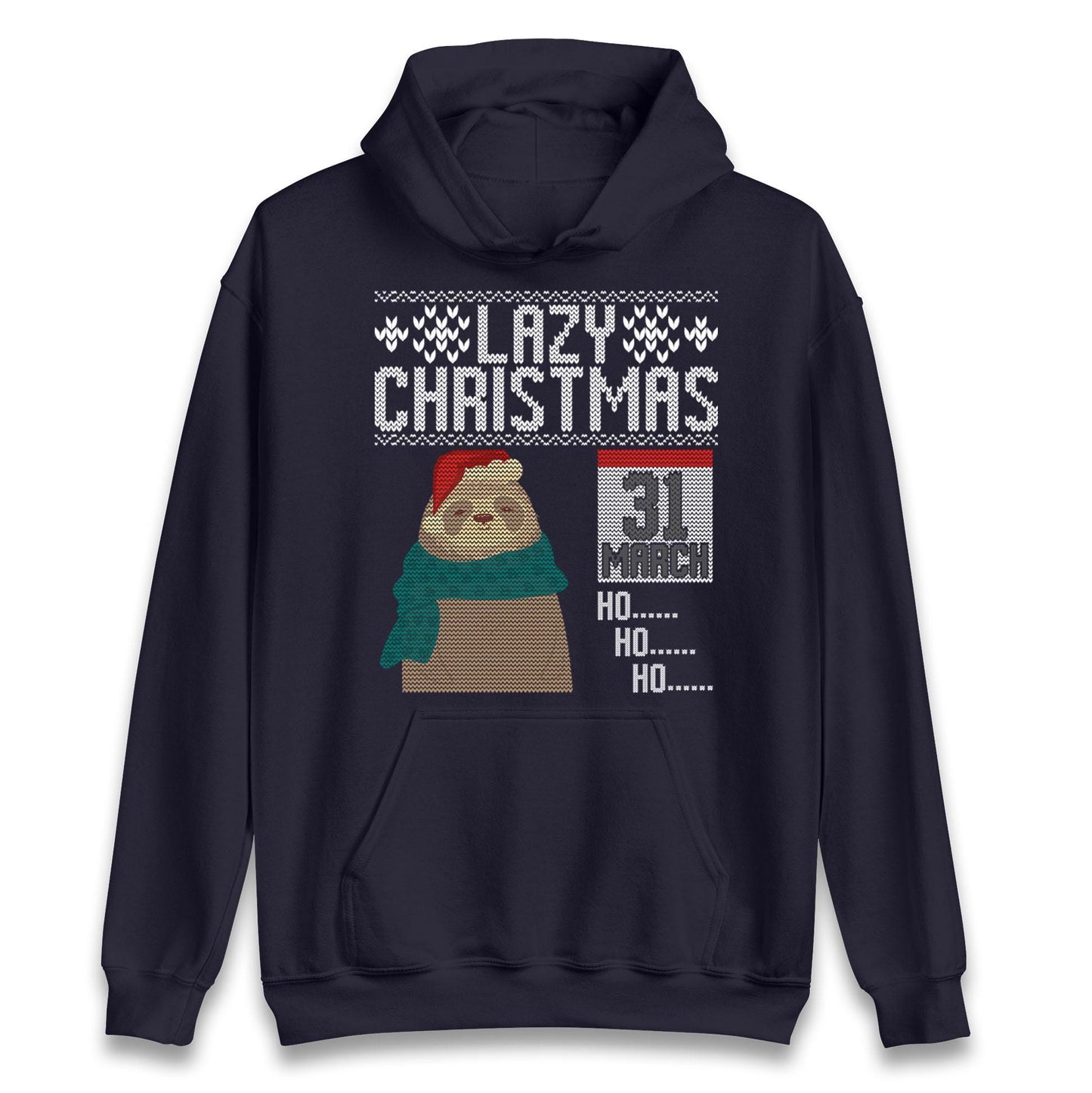 Lazy Sloth Christmas Jumper Ho Ho Ho funny ugly sweatshirt, Funny Christmas jumper, Xmas Gift T Shirt