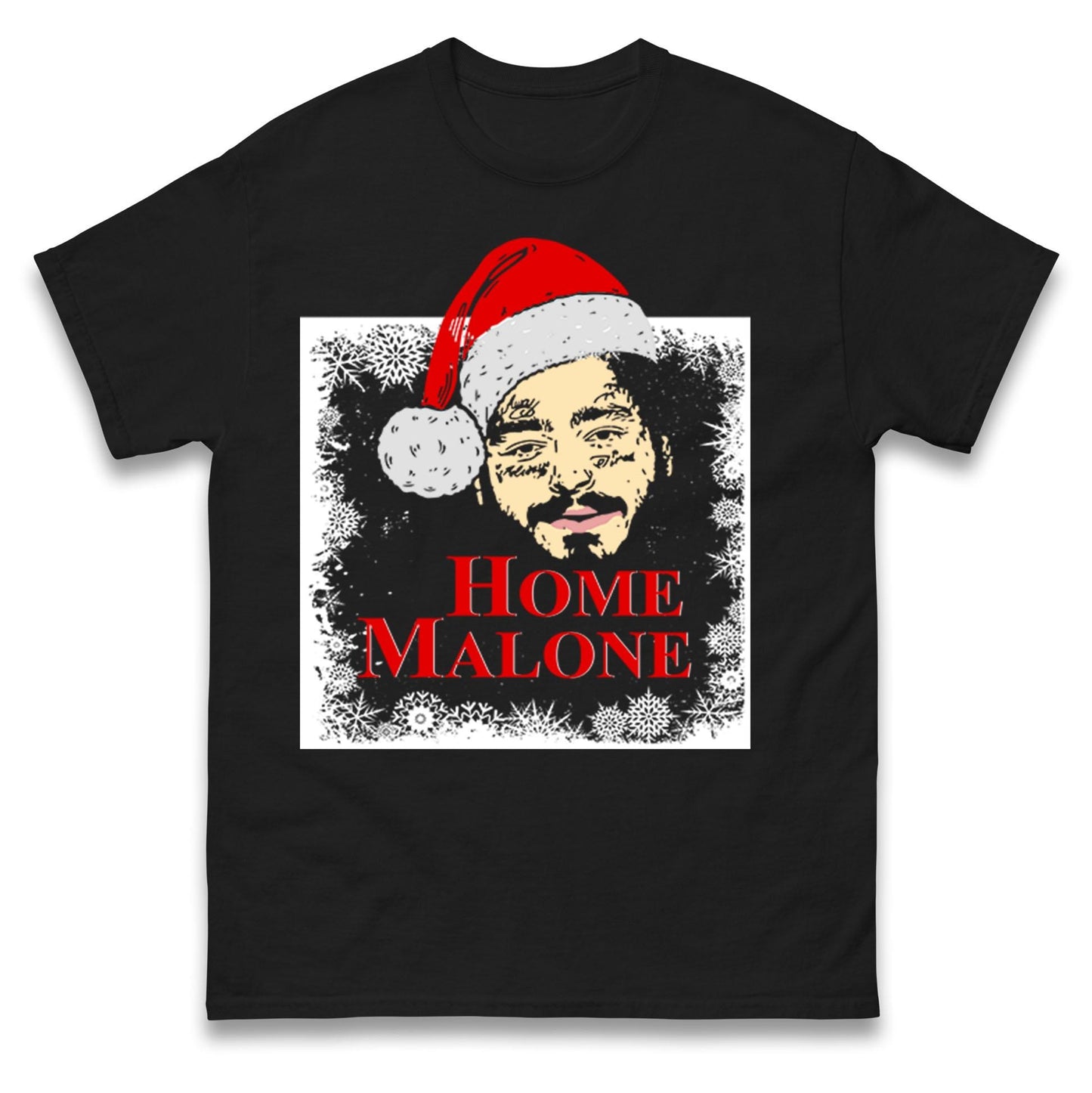 Home Malone Christmas Jumper, Funny Malone Xmas Tee, Cool Holiday Humor Gift Top, Trendy Meme Christmas Sweatshirt, Hilarious Festive Top