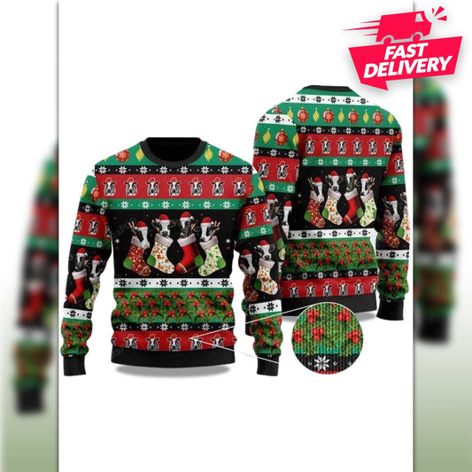 Dairy Cow Christmas Ugly Sweater, Family Matching Outfit, Friends Party, Hoodie Xmas Gifts, funny Shirt For Dad, Sweater Gift For Husband