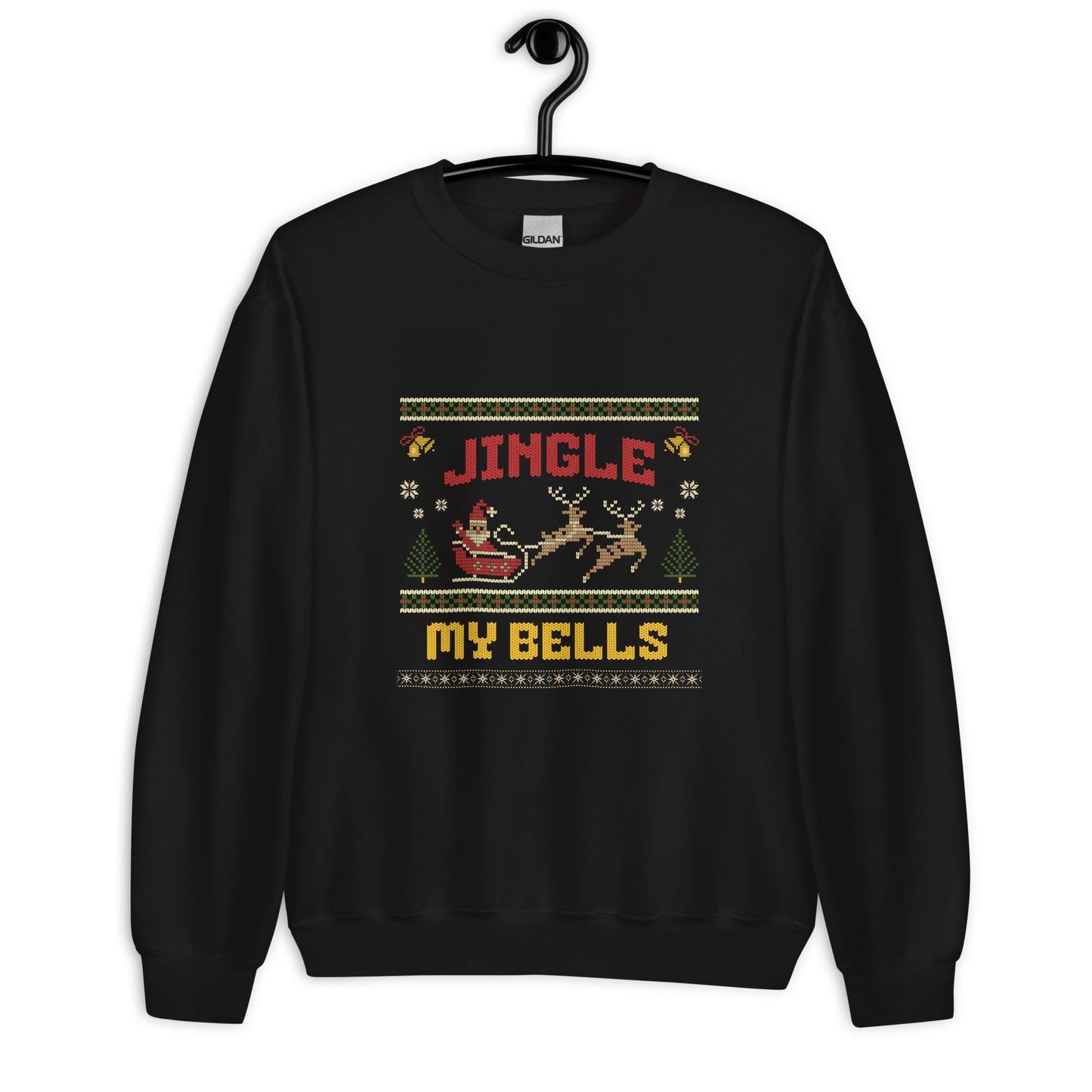 Jingle My Bells Funny Christmas Jumper | Ugly Xmas | Unisex Holiday Sweatshirt Hoodie | Rude Drinking Festive Party Outfit