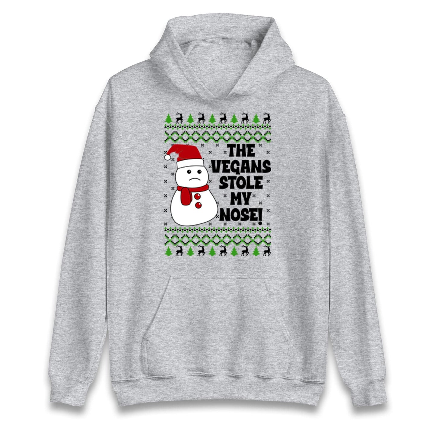 The Vegans Stole My Nose Christmas Funny Jumper, Xmas Funny Snowman Hoodie, Christmas T Shirt, Ugly Christmas jumper