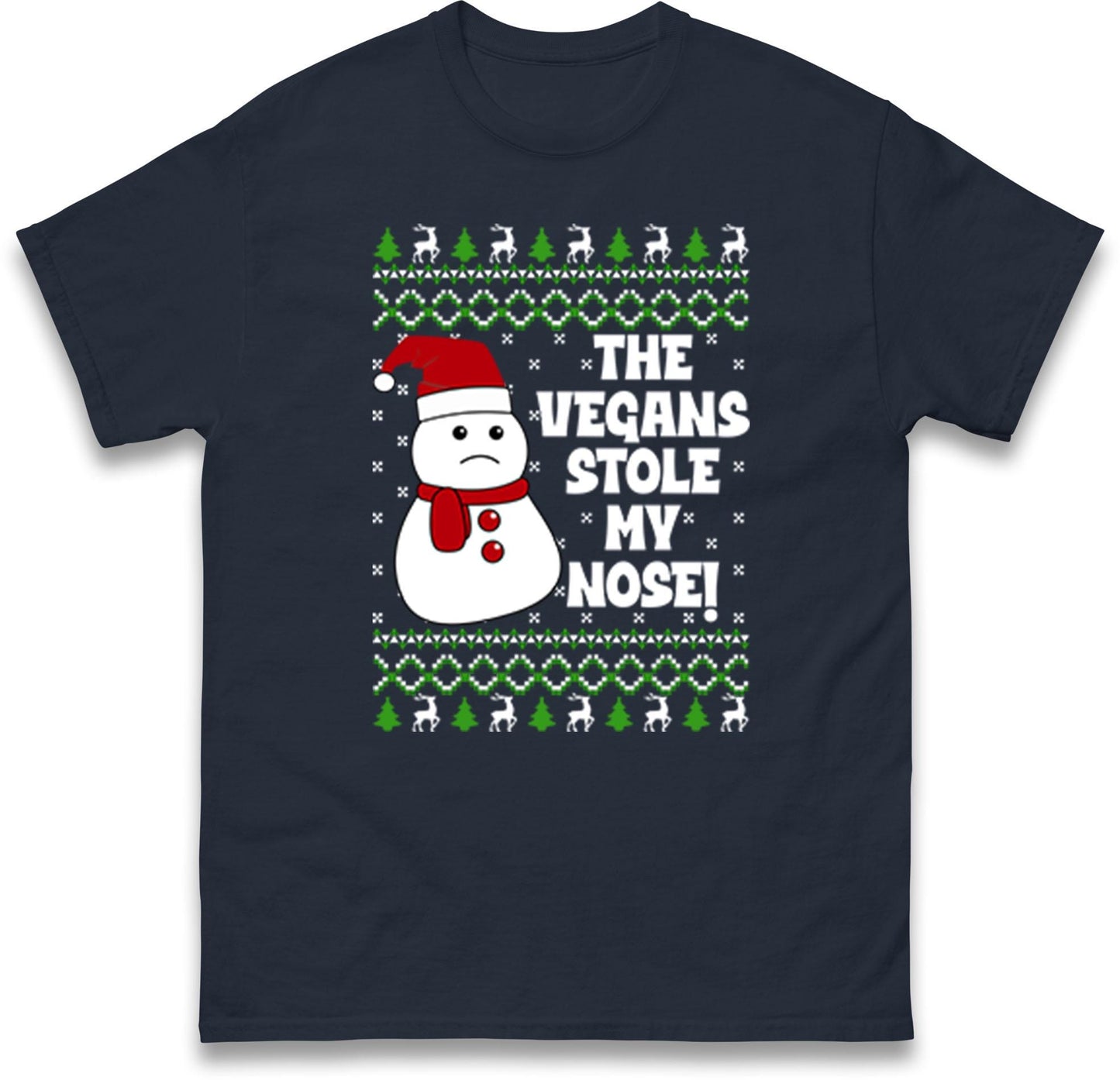 The Vegans Stole My Nose Christmas Funny Jumper, Xmas Funny Snowman Hoodie, Christmas T Shirt, Ugly Christmas jumper