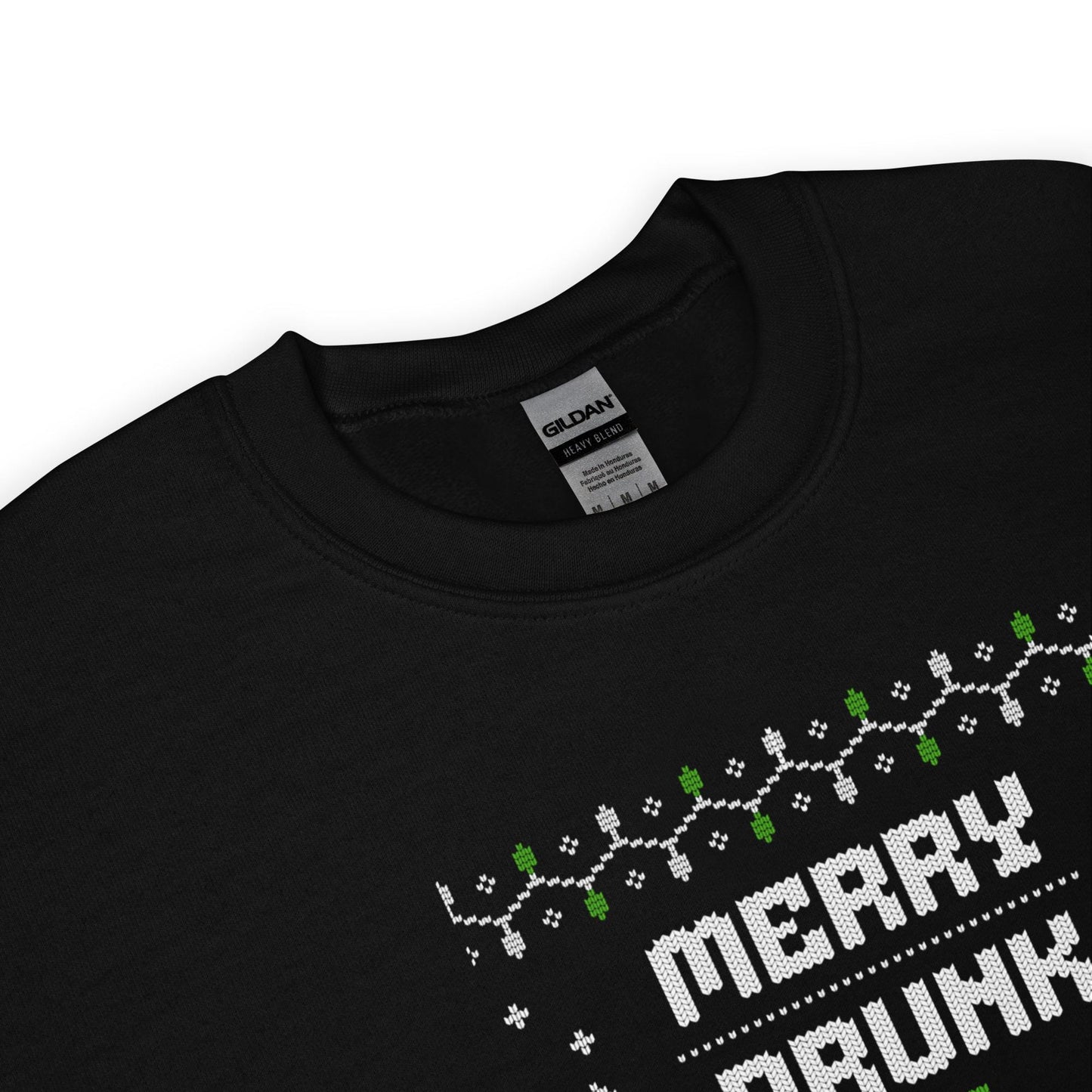 Merry Drunk Not Merry Funny Christmas Jumper | Alcohol Knit Ugly Xmas | Festive Drinking Party Holiday Gift