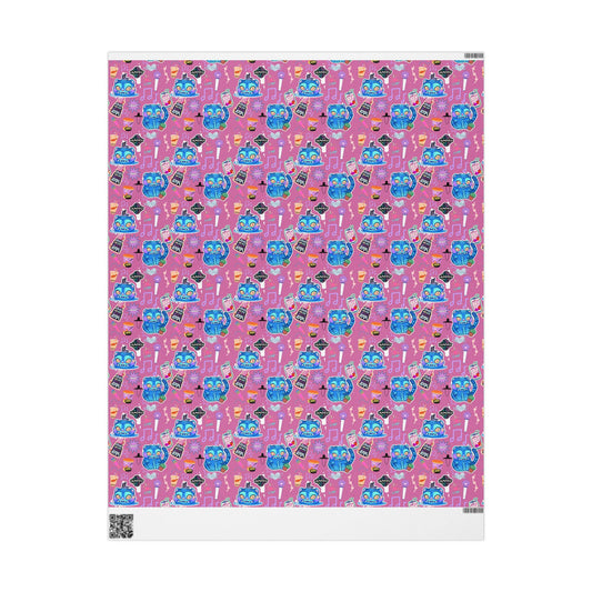 Kpop Demon Hunters | Derpy Tiger | Huntrix | Vibrant Wrapping Paper for Christmas, Fun Gift Wrap, Birthday, Holiday, Unique Present