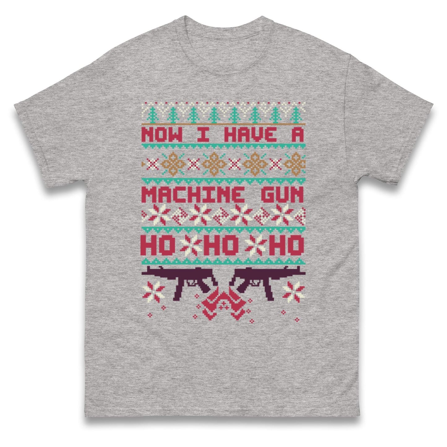 Christmas Movie Jumper Now I have A machine Gun Funny Christmas Jumper, Ugly Christmas Jumper, Xmas Rude hoodie, Festive Christmas t Shirt
