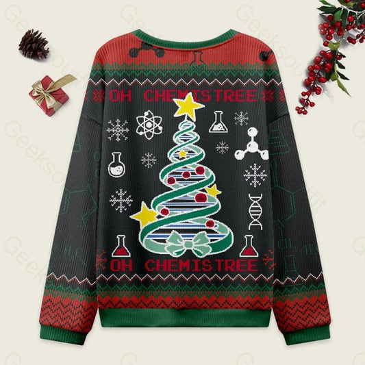 Oh, Chemistree Science Ugly Christmas Sweater, Chemist Lover Xmas Sweatshirt, Christmas Gift For Him Or Her, Merry Christmas Sweater