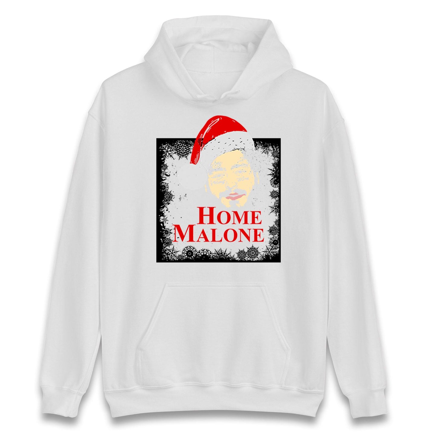 Home Malone Christmas Jumper, Funny Malone Xmas Tee, Cool Holiday Humor Gift Top, Trendy Meme Christmas Sweatshirt, Hilarious Festive Top
