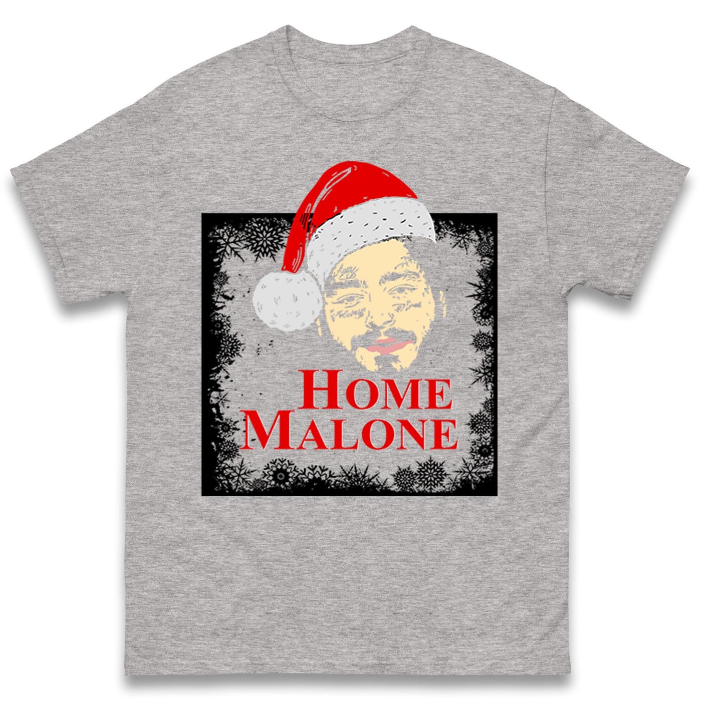 Home Malone Christmas Jumper, Funny Malone Xmas Tee, Cool Holiday Humor Gift Top, Trendy Meme Christmas Sweatshirt, Hilarious Festive Top