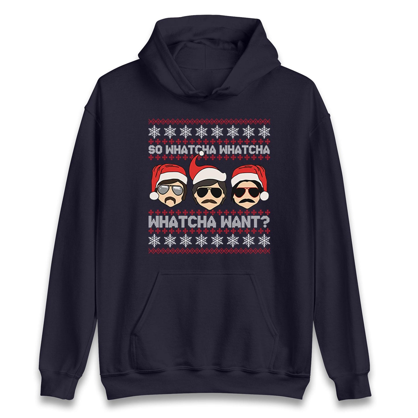 Funny Whatcha Want Christmas Jumper, Cool Retro Xmas Hoodie, Funky Holiday Party T Shirt, Humorous Festive Gift Sweatshirt