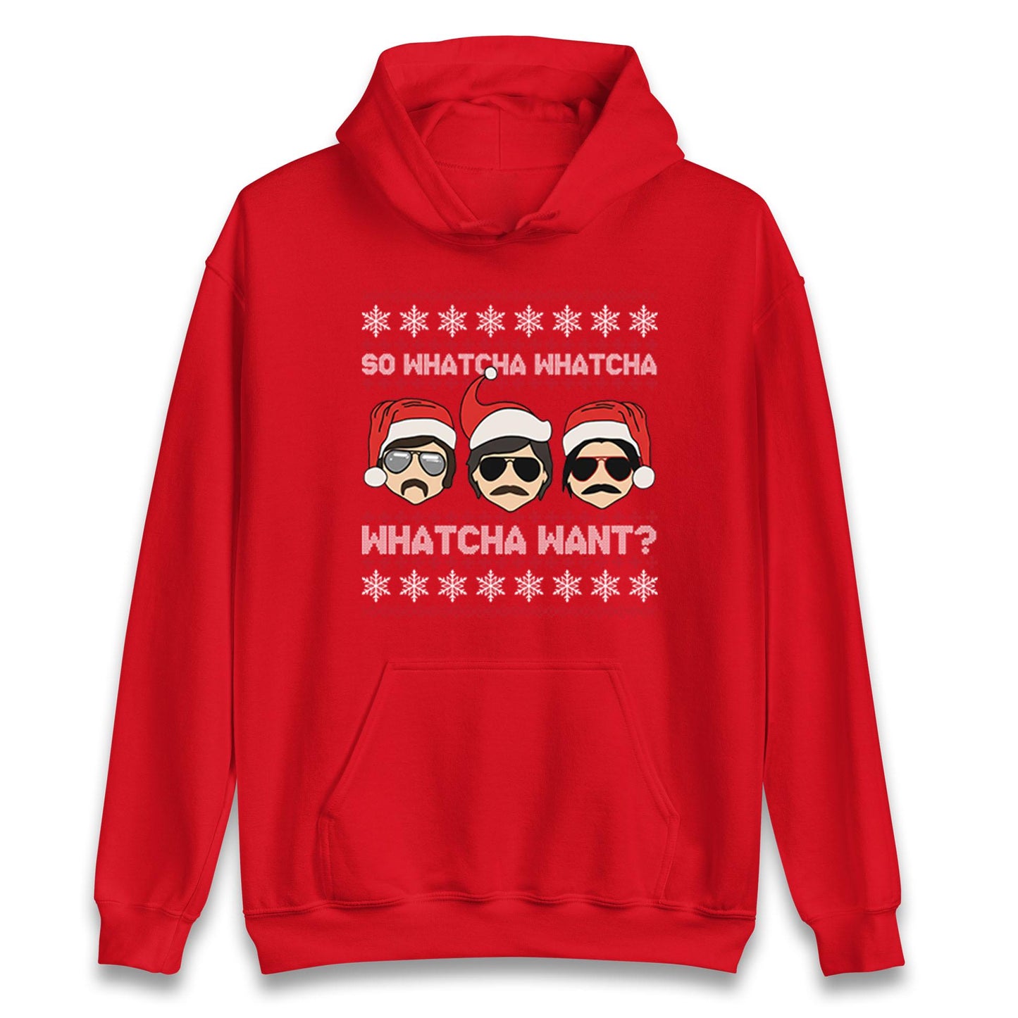 Funny Whatcha Want Christmas Jumper, Cool Retro Xmas Hoodie, Funky Holiday Party T Shirt, Humorous Festive Gift Sweatshirt