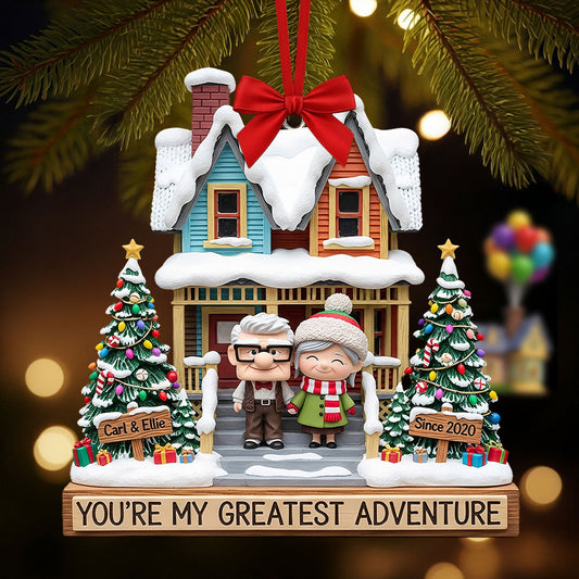 Old Couple Ornament - Personalized Gifts For Couple