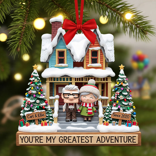 Old Couple Ornament - Personalized Gifts For Couple