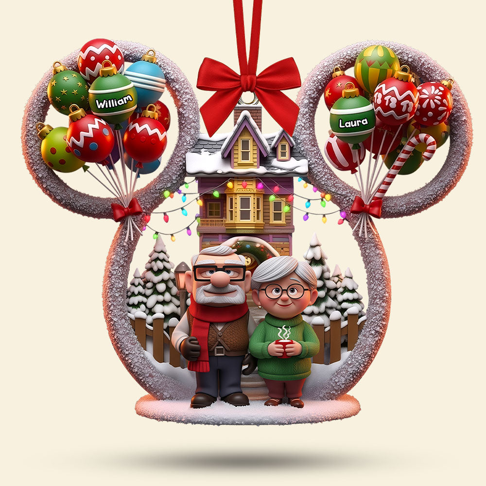 Cartoon Couple Ornament - Personalized Gifts For Couple
