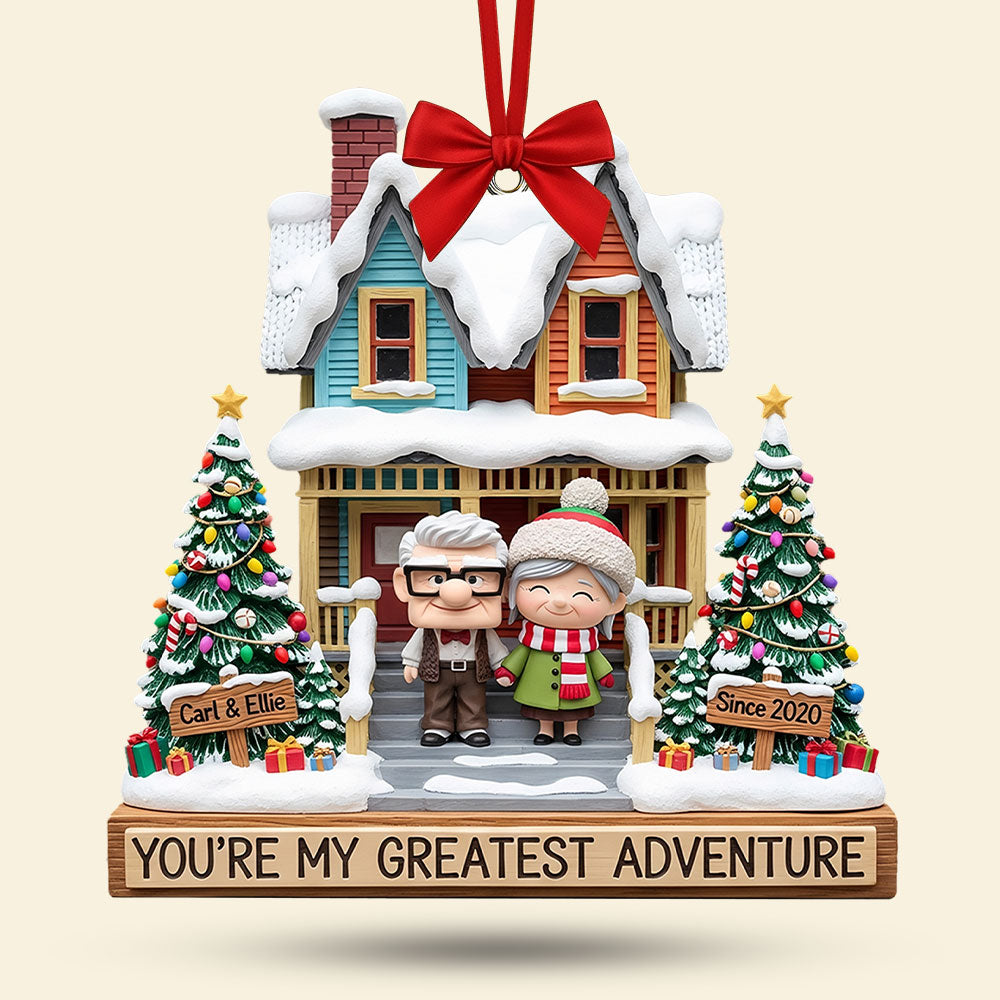 Old Couple Ornament - Personalized Gifts For Couple