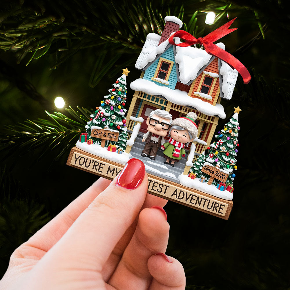 Old Couple Ornament - Personalized Gifts For Couple