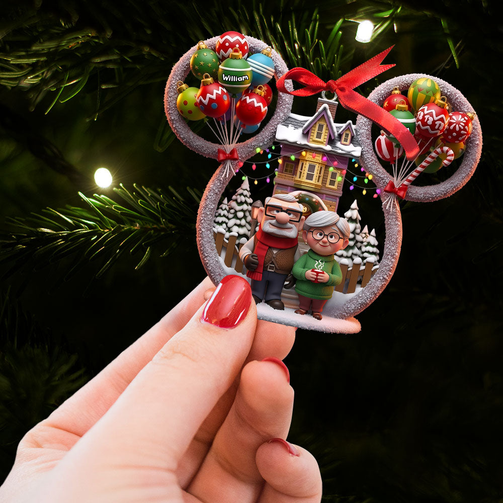 Cartoon Couple Ornament - Personalized Gifts For Couple
