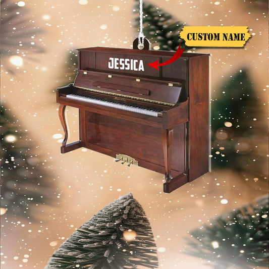 Piano Musical Instrument Christmas Ornament, Piano Lovers-Piano Artist Gift 2, Ornament Decoration, Ornament For Gift, Ornament Christmas