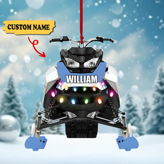 Snowmobile Gear - Personalized Christmas Ornament - Gift For Snowmobile Lovers, Ornament Decoration, Ornament For Gift, Ornament Christmas