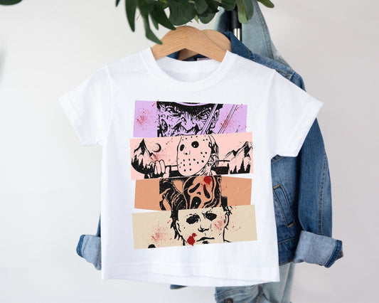 Horror movie Halloween Scream Jason Spooky Shirt, Groovy sublimation, Retro Halloween Shirt