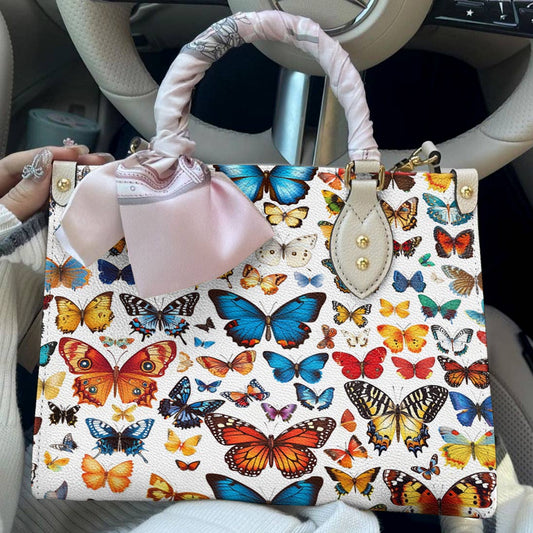 Leather Bag Butterfly Kaleidoscope