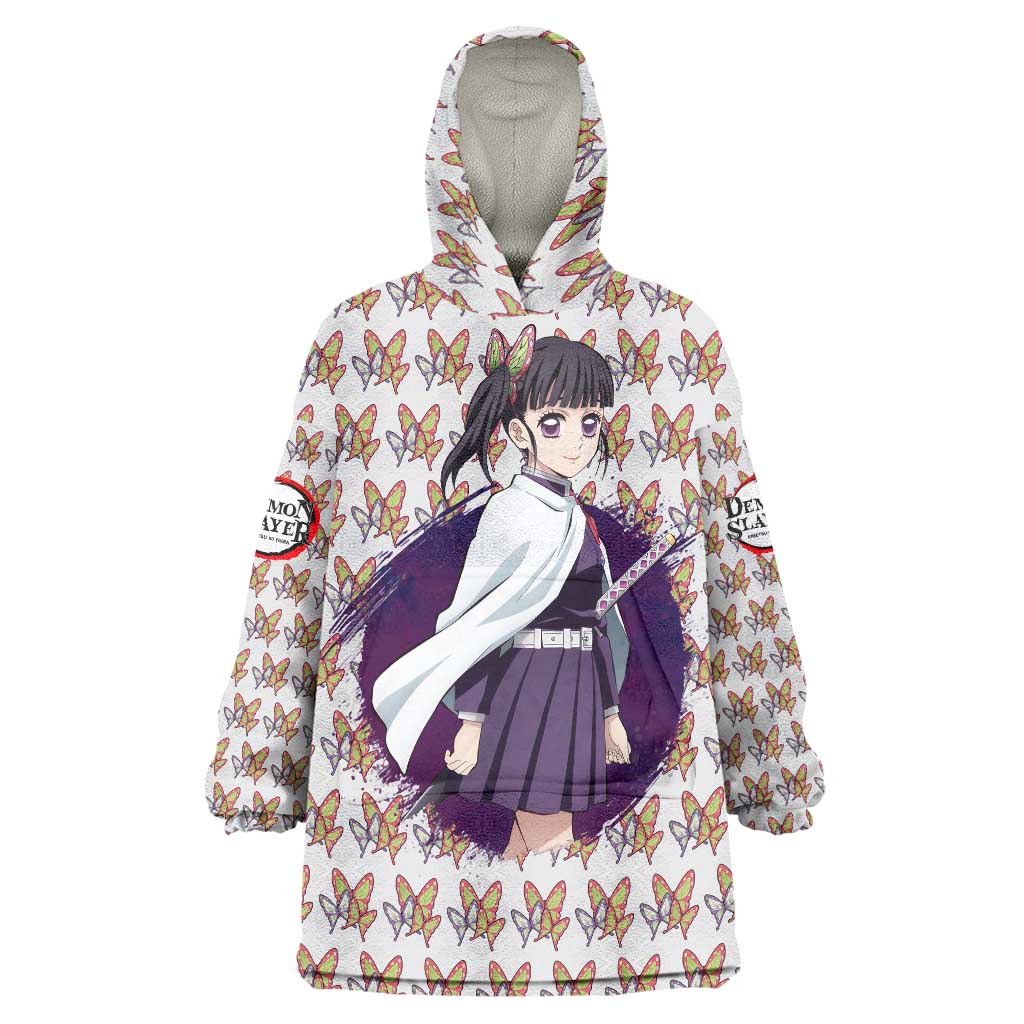 Kanao Tsuyuri - Demon Slayer Wearable Blanket Hoodie Anime Style TS04