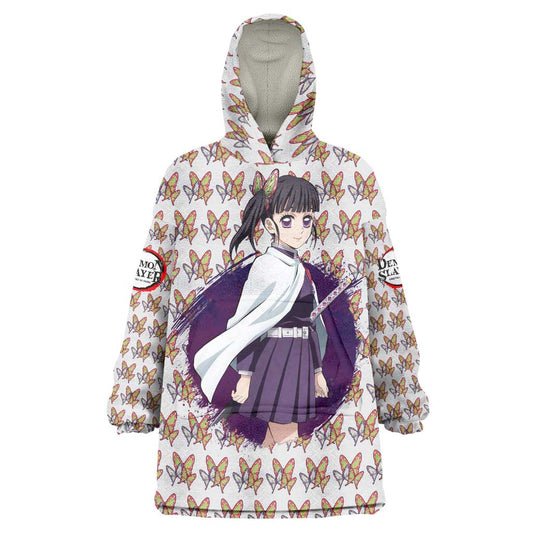 Kanao Tsuyuri - Demon Slayer Wearable Blanket Hoodie Anime Style TS04