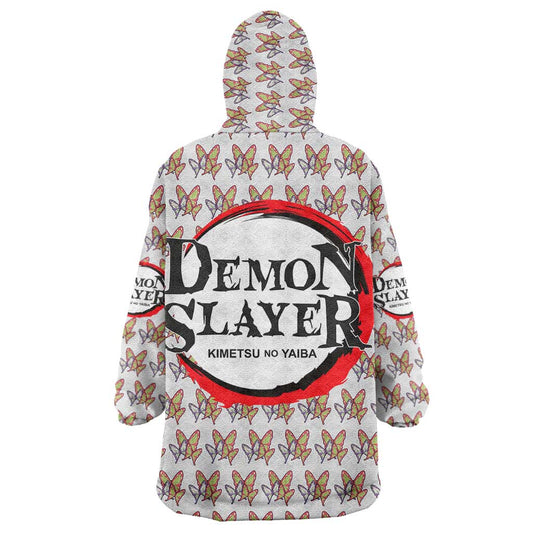 Kanao Tsuyuri - Demon Slayer Wearable Blanket Hoodie Anime Style TS04