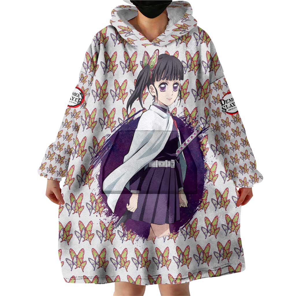 Kanao Tsuyuri - Demon Slayer Wearable Blanket Hoodie Anime Style TS04