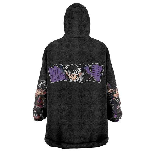 Hiei - YuYu Hakusho Wearable Blanket Hoodie Anime Style TS04