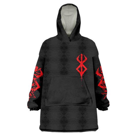 Guts Berserk Wearable Blanket Hoodie Anime Style TS04