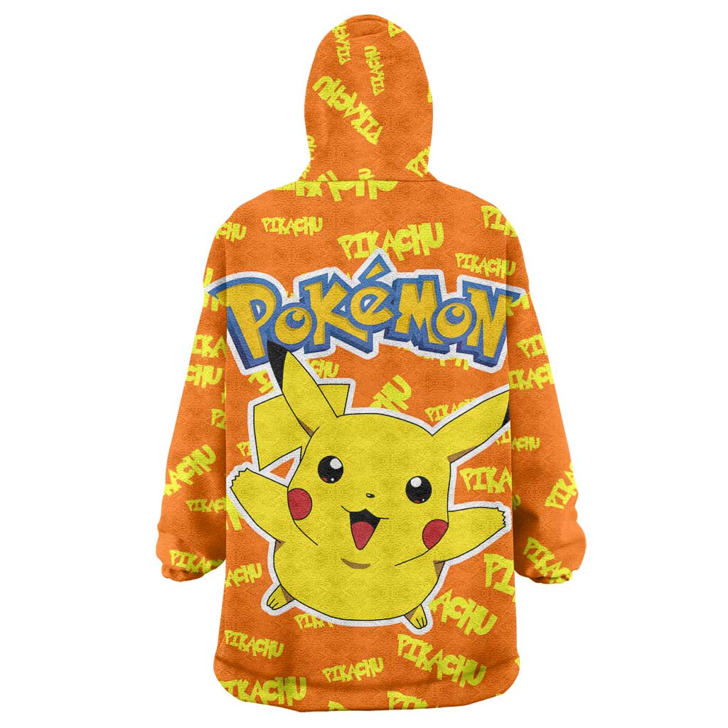 Pika Pika Chu - Pokémon Wearable Blanket Hoodie Anime Style TS04