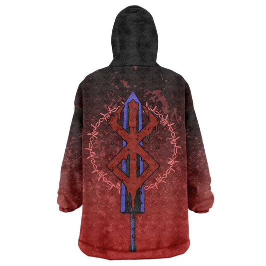 Struggler Berserk Wearable Blanket Hoodie Japan Anime Style TS04