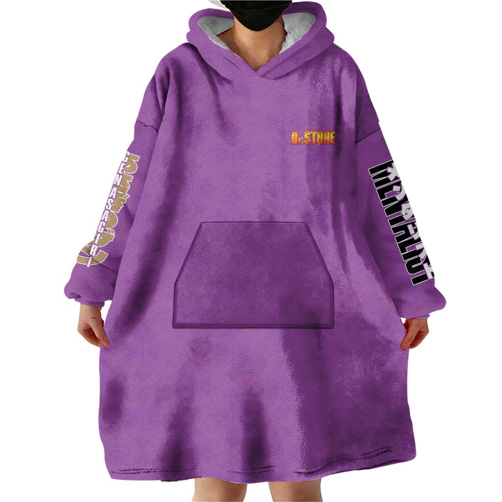 Gen Asagiri Dr. Stone Streetwear Wearable Blanket Hoodie Japan Anime Style TS04