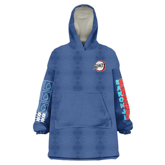 Sakonji Urokodaki V2 Demon Slayer Wearable Blanket Hoodie Japan Anime Style TS04