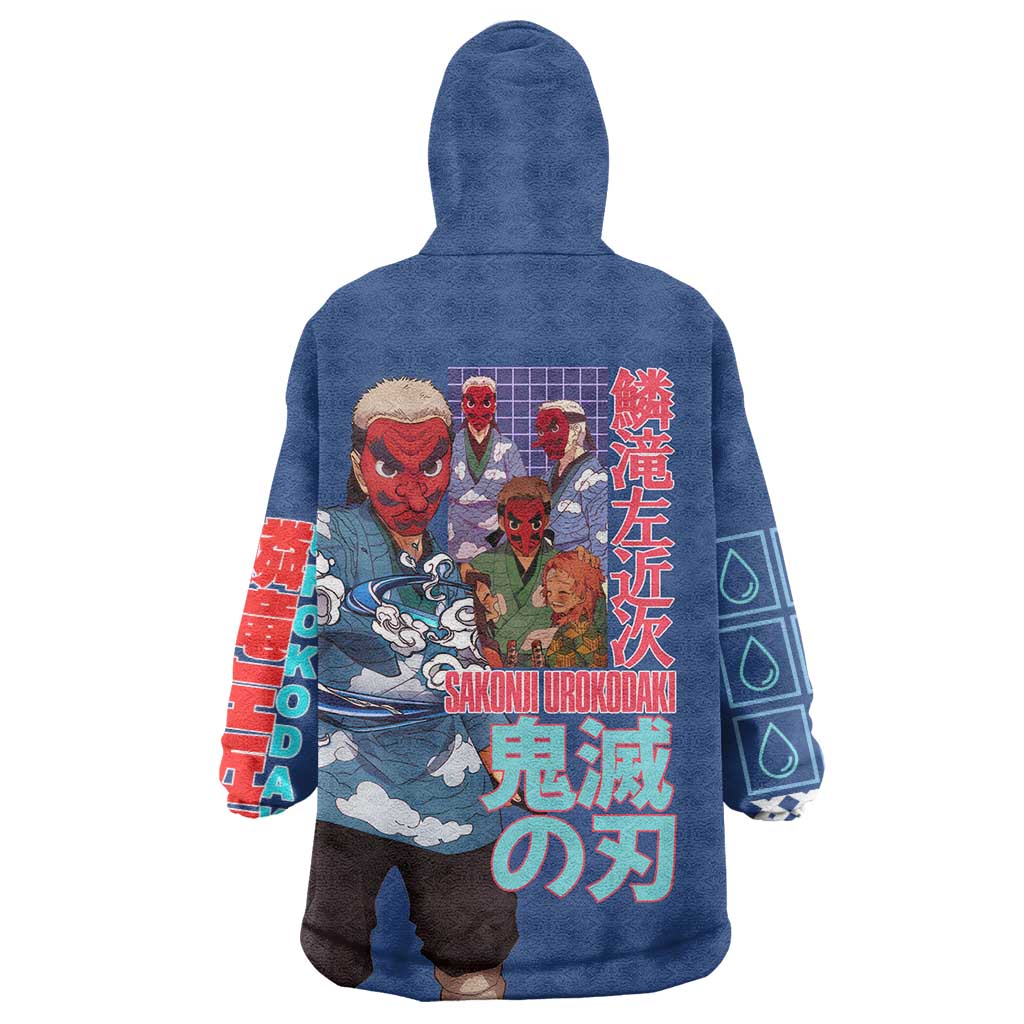 Sakonji Urokodaki V2 Demon Slayer Wearable Blanket Hoodie Japan Anime Style TS04