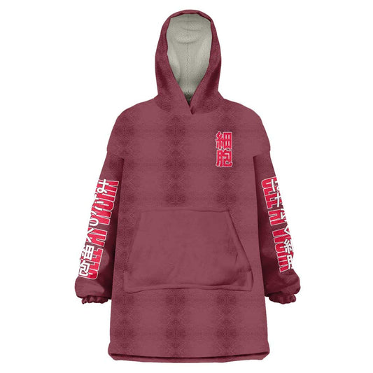Cells at Work Wearable Blanket Hoodie Japan Anime Style TS04