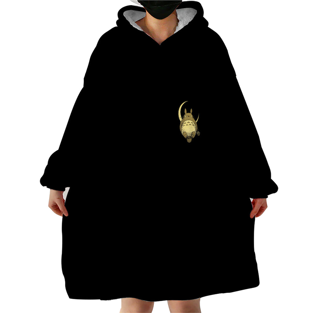 Totoro Anime Movie Wearable Blanket Hoodie Retro Vintage TS07