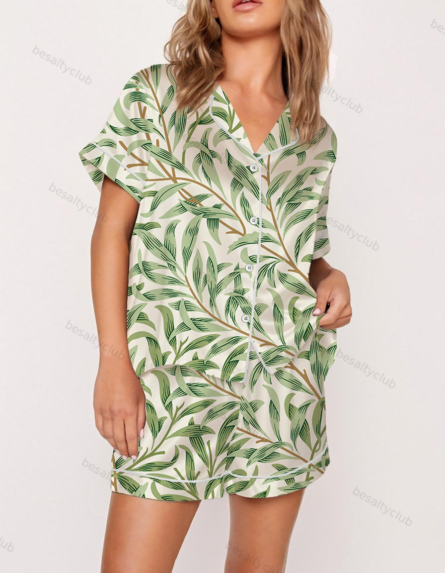 The Willow Bough Satin Pajama Set