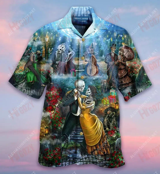 Skull Lover Short Short Sleeve Shirt Hobbies Hawaiian T Shirts Best Hawaiian Shirts Funny Hawaiian Shirts, Hawaiian Shirt Gift, Christmas Gift