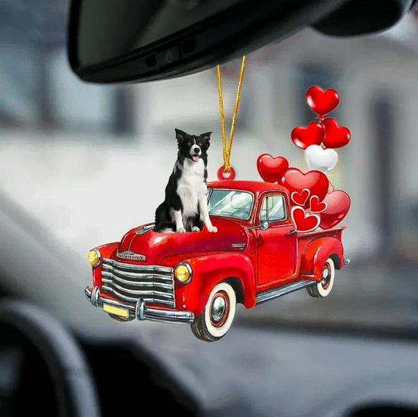 Border Collie Christmas Ornament, Christmas Ornament Gift, Christmas Gift, Christmas Decoration