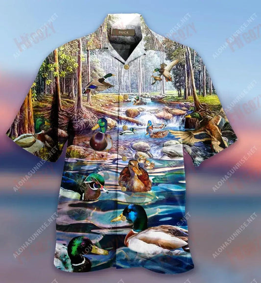 Life Is Better With A Duck Hawaiian Shirt Summer Short Sleeve Best Hawaiian Shirts Hawaiian Shirts For Men, Hawaiian Shirt Gift, Christmas Gift