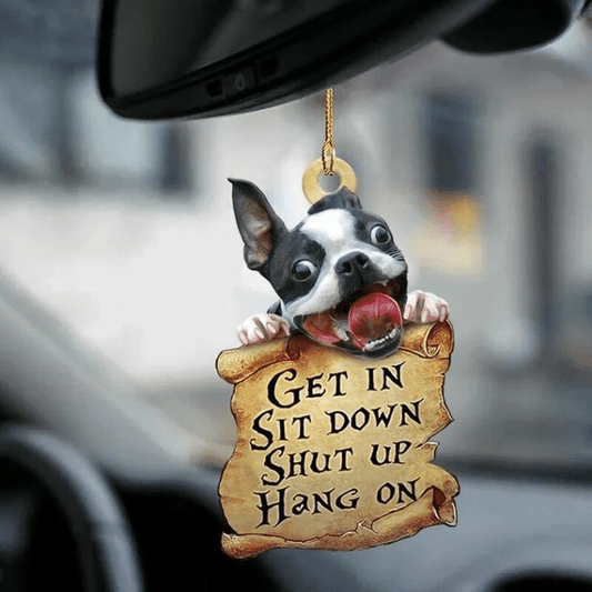 Boston Terrier Lover Two Sided Ornament, Christmas Ornament Gift, Christmas Gift, Christmas Decoration