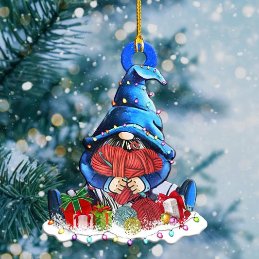 Crochet Gnomies Christmas Shape Ornament, Christmas Gift, Christmas Decoration